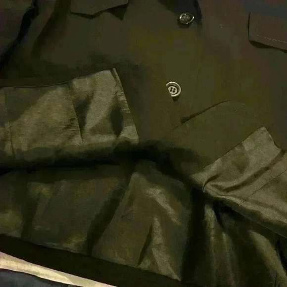 Women’s Pendleton Black Multi Pocket Wool Blend Jacket Coat Size 18 Tall - Picture 5 of 7